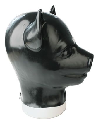 Anatomische Latex Schweinemaske
