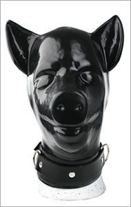 Anatomische Latex Schweinemaske