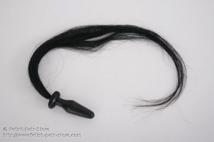 Plug with Natural Hair Tail