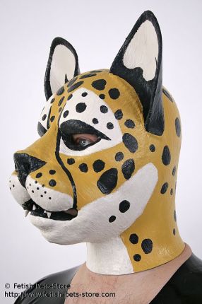 Latexmaske Jaguar