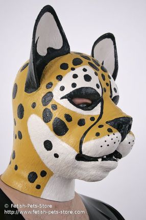 Latexmaske Jaguar