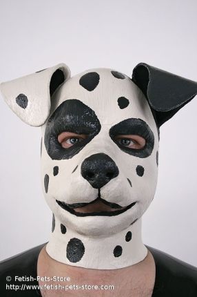 Latexmaske Dalmatiner