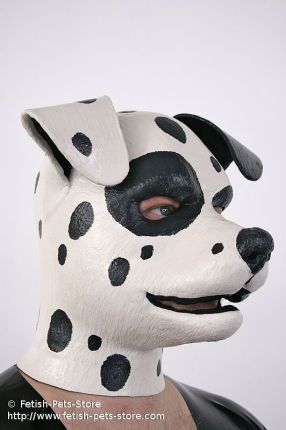 Latexmaske Dalmatiner