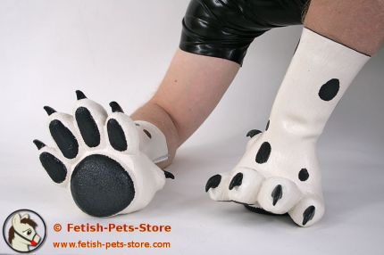 Latex Dog Paws Dalmatian standing