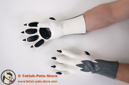 Latex Hundepfoten Husky