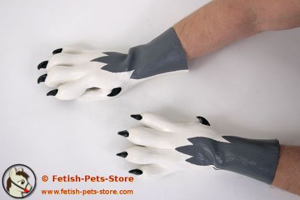 Latex Hundepfoten Husky