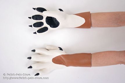 Latex Dog Paws Bulldog