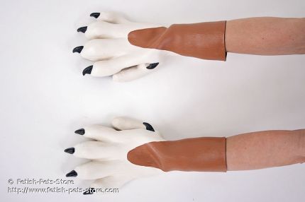 Latex Dog Paws Bulldog