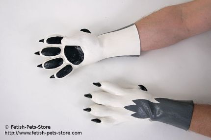 Latex Dog Paws Husky