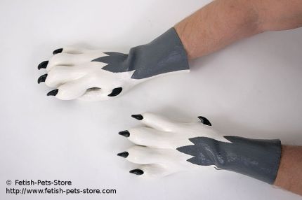 Latex Dog Paws Husky