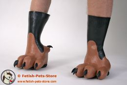 Latex Dog Paws Rottweiler standing