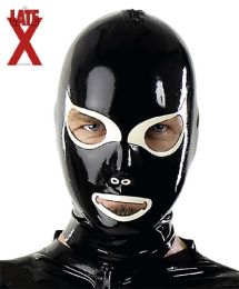 Latexmaske Katzenaugen