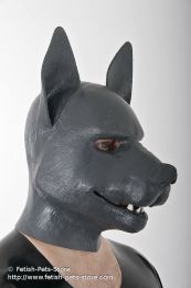 Latexmaske Wolf