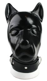 Anatomische Latex Hundemaske