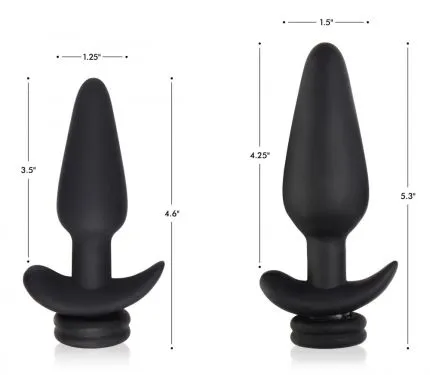 Vibrating Small Anal Plug for Interchangeable Tails