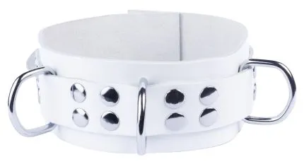 Wide Leather Collar in Multiple Colors