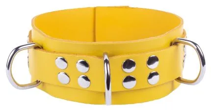 Wide Leather Collar in Multiple Colors