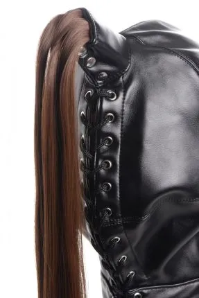 Vollmaske mit Pferdeschwanz