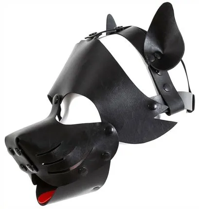 Pup Mask Faux Leather