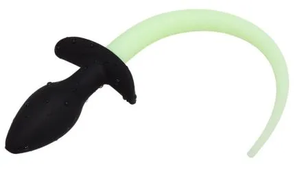 Fluorescending Dog Tail Anal Plug