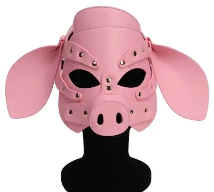 Pig Mask Faux Leather