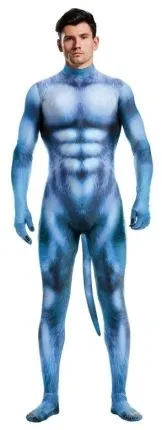 Catsuit Dog blue