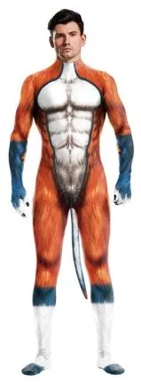 Catsuit Wild Dog orange