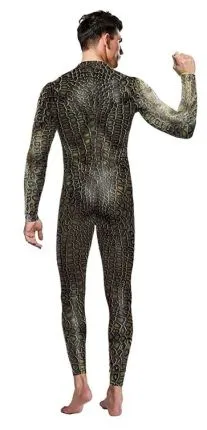 Catsuit Snake green