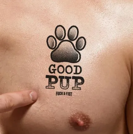 Temporäres Tattoo Good Pup Temporäres Tattoo Good Pup