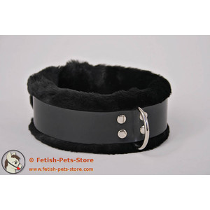 Premium Rubber Collar with Fur