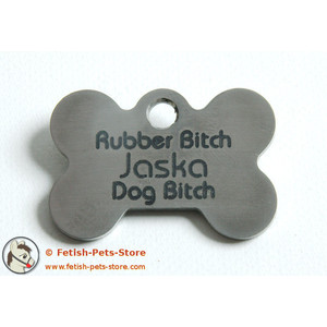 Dog Tag Bone Stainless Steel