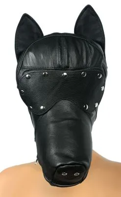 Ultimate Leder Hundemaske