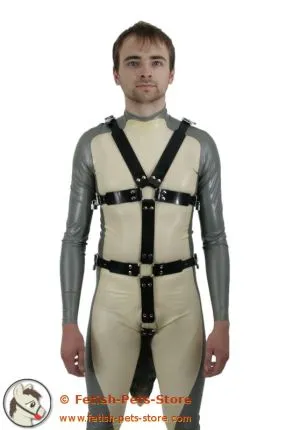 Doggy Harness with Fur Tail