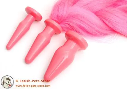 pinker Ponyschweif mit Plug