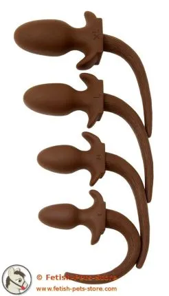Brown Puppy Tail Plug
