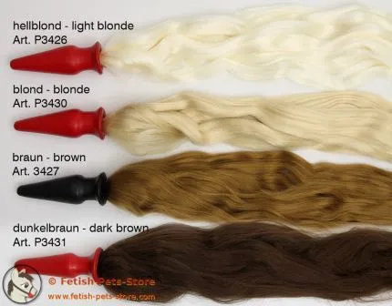 Dark Brown Pony Tail with Plug