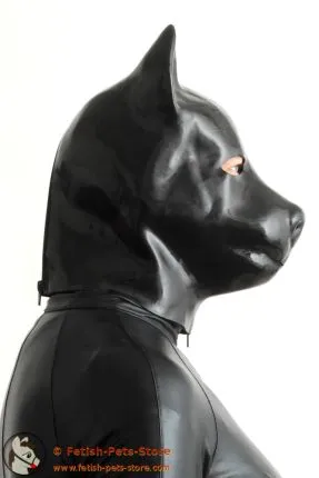 Latexmaske Hund