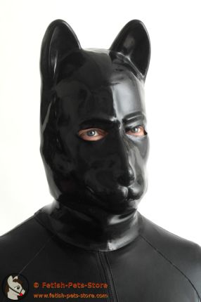 Latexmaske Welpe