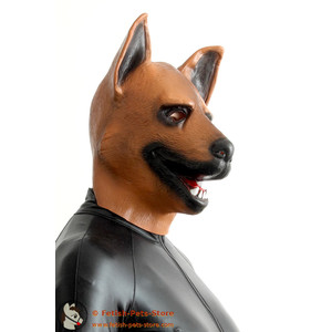 Schäferhund farbig Maske