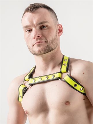 Harness X-Back Premium Neon Gelb