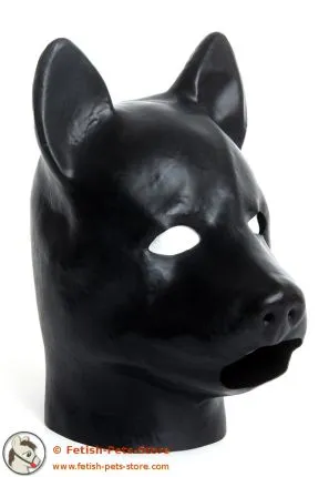 Latex Mask Dog with Mouth Hole