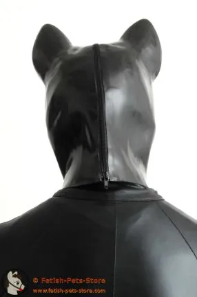 Latex Mask Dog with Mouth Hole