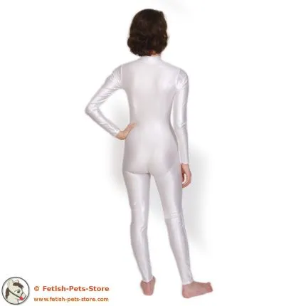 Cat Suit Wetlook, Zip front