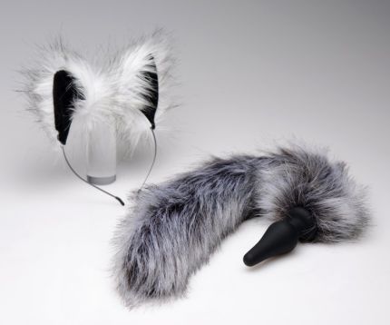 Ears and Tail Set Grey