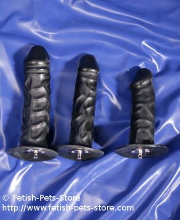 Dildos/Plugs für Plugzwangsgurt geädert