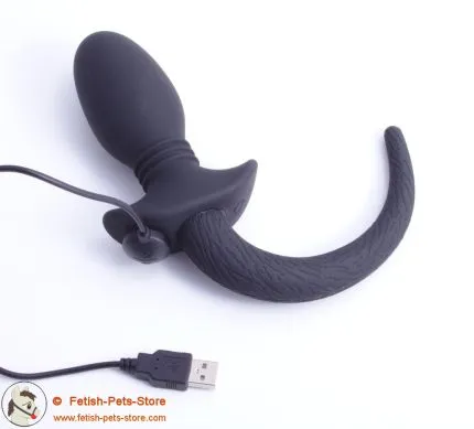 Silicone Vibrating Puppy Plug