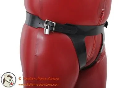 Zwangsgurt (unisex) für Dildos und Plugs