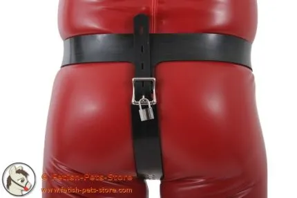 Zwangsgurt (unisex) für Dildos und Plugs