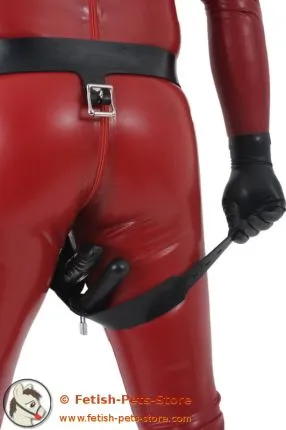 Zwangsgurt (unisex) für Dildos und Plugs