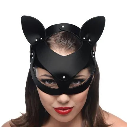 Katzenmaske Leder